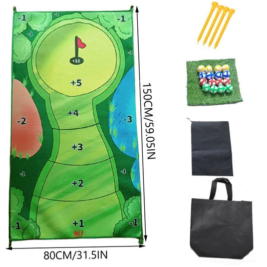 Indoor Casual Golf Game Set Golf Putting Royale Golf Game Golf Hitting Mat Gifts